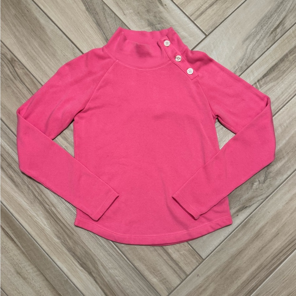Girls J. Crew Bright Pink Crewneck Sweatshirt